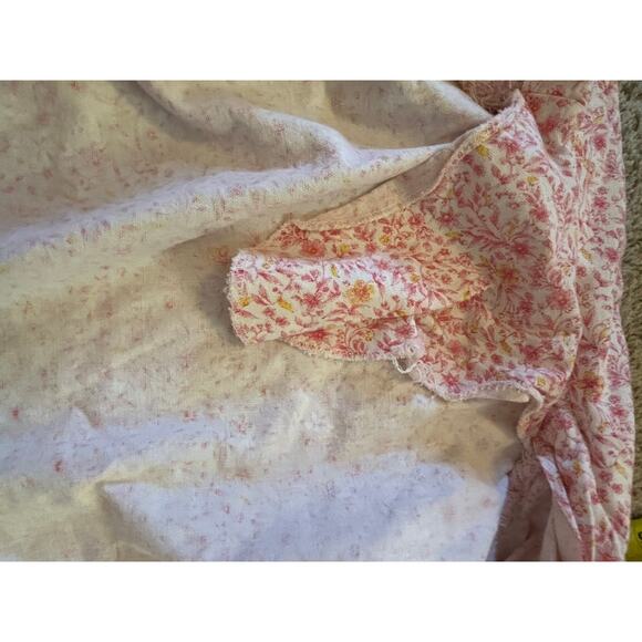 Vintage Handmade Pink Yellow White Floral Blazer and Skirt Set best for XXS - Picture 7 of 8